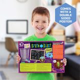 Discovery™ Dinosaur Fossil Dig Excavation Kit, 15-Piece T-Rex & 10-Piece Velociraptor, 3D Skeleton Puzzle Display Models, Includes Tools & Safety Glasses, Jurassic Dino Toy for Kids Discovery Kids