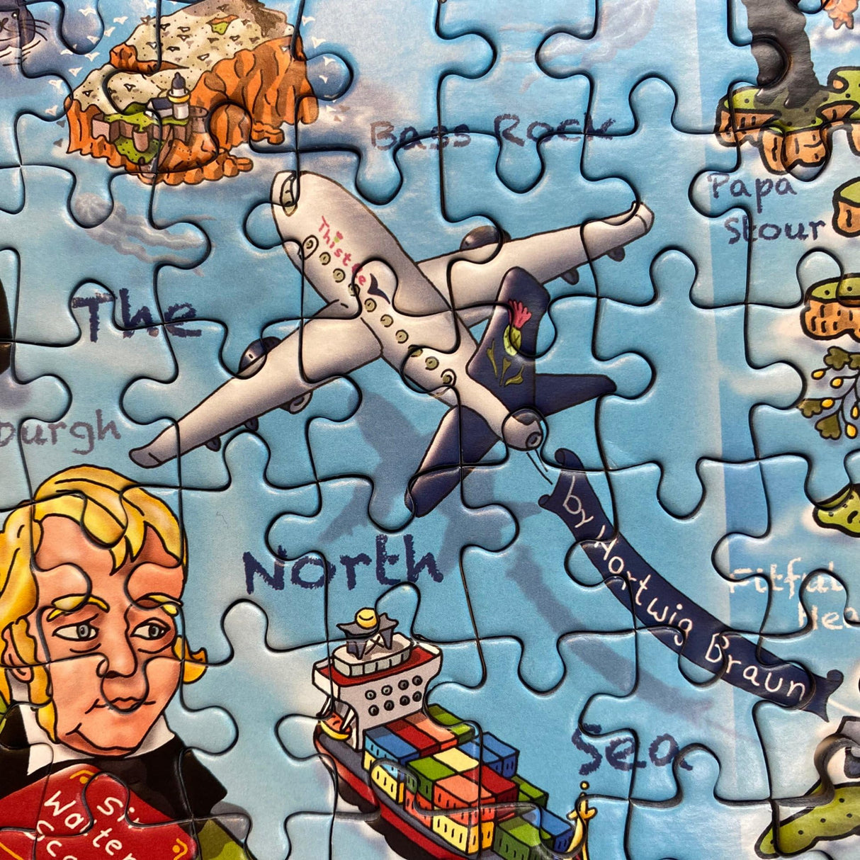 This is Scotland 1000 Piece Jigsaw Puzzle | Map Jigsaw Puzzle | Sustainable Puzzle for Adults | Premium 100% Recycled Board | Great Gift for Adults | Gibsons Games Gibsons