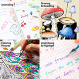 feela 360 Colors Gel Pens Set 180 Unique Gel Pen Plus 180 Refills for Adult Coloring Books Drawing feela