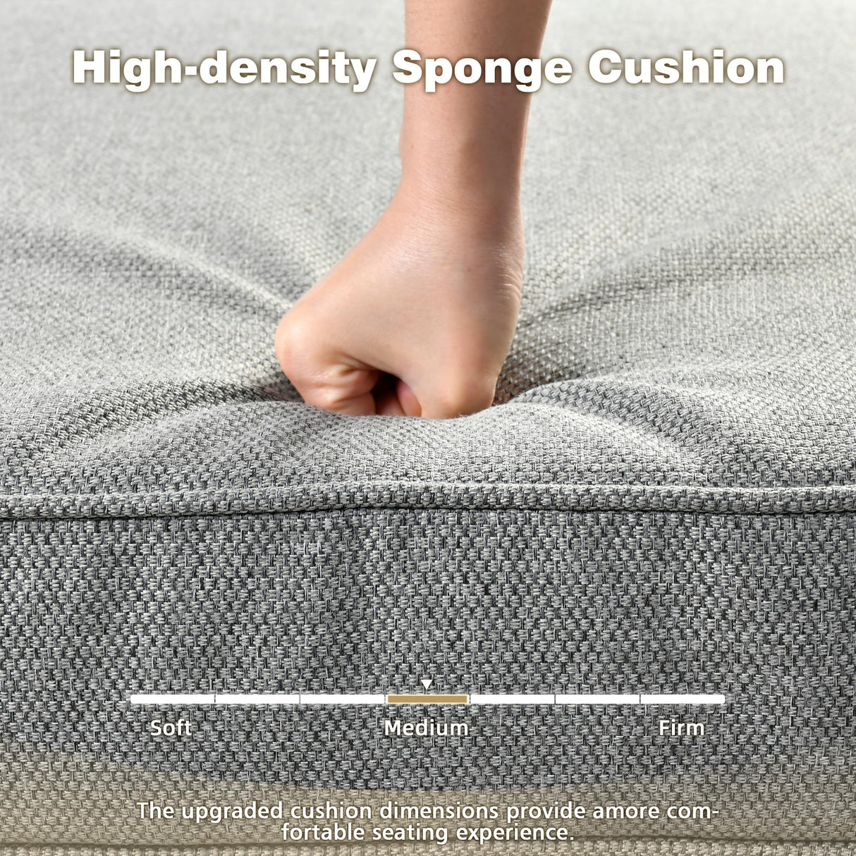 CAODOC Outdoor Patio Furniture Set, 5-Piece PE Wicker Sofa with Shiny Table and Swivel Chairs, Outdoor Conversation Set for Patio, Garden, Backyard Dark Gray CAODOC