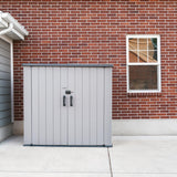Lifetime Outdoor Utility Storage Shed with Double Wall Steel-Reinforced Construction, 6.3 x 3.6 FT Lifetime