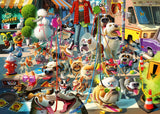 Ravensburger The Dog Walker Large Format 500-Piece Jigsaw Puzzle | Unique Softclick Technology | Vibrant, Glare-Free Pieces | Crafted with Sustainable Practices | Dean MacAdam's Artwork Ravensburger
