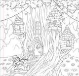 Enchanted Kingdom Adult Coloring Book (31 one-sided designs on thick paper) (Artist's Coloring Books) PETER PAUPER PRESS
