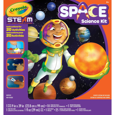 Crayola Solar System Science Kit, Educational Toy, Gift for Kids, Ages 7, 8, 9, 10 Crayola