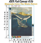 Hestarcul 5D Diamond Painting Kit,Diamond Art Kits for Adults,Diamond Dots,Paint with Diamonds Round for Gift,Wall Decor(12x16) (Bond) Hestarcul