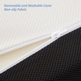 OUUI 6 Inch Gel Memory Foam Twin Mattress Medium-Firm Mattress for Pressure Relief & Cooler Sleep Mattress for Kids Adults CertiPUR-US Certified Mattress in a Box, White OUUI