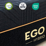 Dyonery California King 14 Inch Hybrid Memory Foam Mattress, Cooling Fabric Cover, Made in USA, CertiPUR-US Certified, Copper-Gel AeroFusion Memory Foam, Individually Pocketed Springs, 72”x84” Dyonery