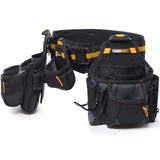 ToughBuilt - 4-piece Contractor Tool Belt Set - Heavy Duty and Durable - 3 Cliptech Pouches and padded Toolbelt - (TB-CT-101-4P) ToughBuilt