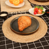 Eco Crave Jute Round Woven Placemats Set of 6, Natural 13 Inch Boho Farmhouse Rustic Hand Woven Place mat for Dining Table Decor, Wicker Chargers Heat Resistant Easy to Clean and Non-Slip Placemat Eco Crave