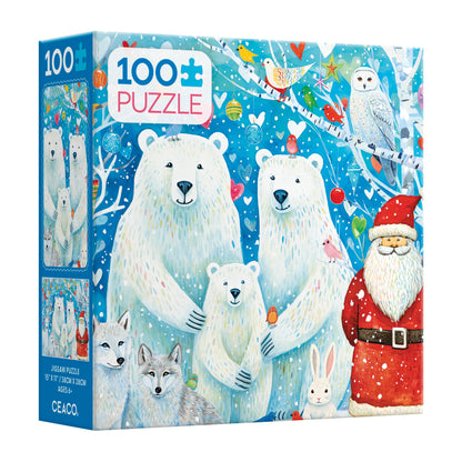 Ceaco - Holiday - Polar Portrait - 100 Piece Jigsaw Puzzle