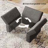 Belffin Modular Sectional Sofa Sleeper Modular Sectional Couch Sofa Convertible Sectional Couch Reversible Sofa Bed Grey Belffin