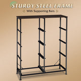 WLIVE Fabric Dresser for Bedroom, Tall Dresser with 8 Drawers, Storage Tower with Fabric Bins, Double Dresser, Chest of Drawers for Closet, Living Room, Hallway, Dark Gray WLIVE