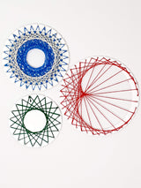 String Art Kit - Set of Frames with Strings - Math Activity Kit - DIY Kit - Without Nails - for Kids and Teens - Art and Craft Gift (Set of 3) GREA