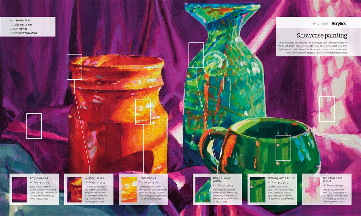 Artist's Painting Techniques: Explore Watercolors, Acrylics, and Oils. Discover Your Own Style. Grow as an Artist WoodArtSupply