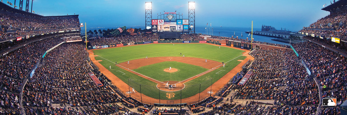 MasterPieces MLB San Francisco Giants Stadium Panoramic Jigsaw Puzzle, AT&T Park, 1000 Pieces Masterpieces