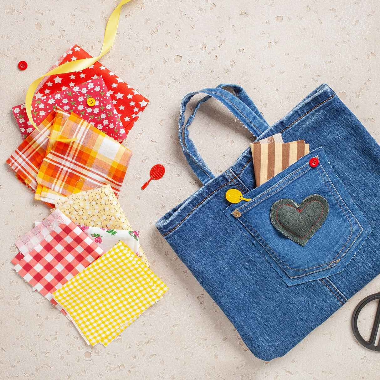 MECCANIXITY 10OZ Denim Fabric, 57 Inch Stretch Cotton Denim Material 2 Yard by The Yard for Sewing Quilting Clothes Fabric DIY Craft,Light Blue MECCANIXITY