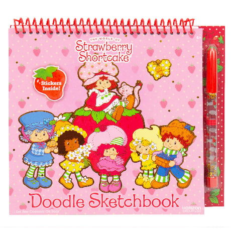 Strawberry Shortcake Doodle Sketchbook, 20-Page Cute & Small Sketchbook, Cute Coloring Book, Strawberry Shortcake Accessories and Toys, Strawberry Shortcake Coloring Book Horizon Group USA