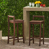 Christopher Knight Home Riviera Wood Barstool, Rich Mahogany Christopher Knight Home