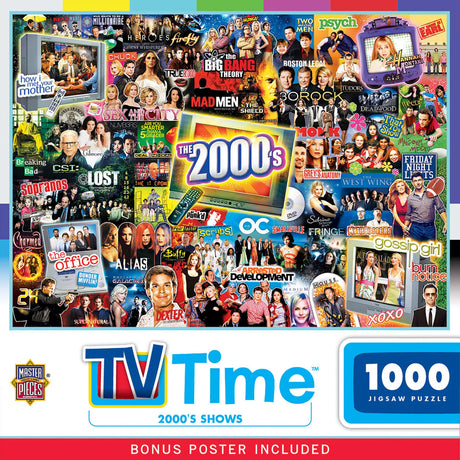 MasterPieces 1000 Piece Jigsaw Puzzle for Adults and Family - 2000's Television Shows - 19.25"x26.75" Masterpieces