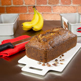 Fat Daddio's Anodized Aluminum Bread Pan, 7.75 x 3.75 x 2.5 Inch, Set of 2, Silver Fat Daddio's