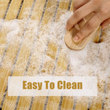 HOMBYS 58x20 Extra Large 100% Bamboo Shower Mat for Shower Stall Tub, Non Slip Long Bath Mat Runner Bathroom Accessories, Quick Drying Mats for Shower HOMBYS