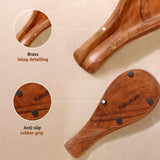Folkulture Spoon Rest for Kitchen Counter, Spoon Holder for Stove, Kitchen Spoon Rest, Spoon Holder for Kitchen Counter, Acacia Wood, 10" Cooking Spoon Holder, Stove Spoon Holder or Cute Spoon Rest Folkulture