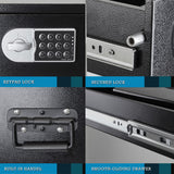 Under Bed Gun Safe Drawer for Pistol - Long Storage Case for Car Trunk Gun Storage - Pistol Safes for Home Jewelries and Pistols, Horizontal Gun Safe POCHAR