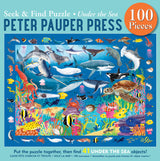 Under the Sea Seek & Find 100-Piece Jigsaw Puzzle PETER PAUPER PRESS