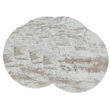 Woodland-Inspired Faux Wood Charger Plate (Set of 4) SARO LIFESTYLE