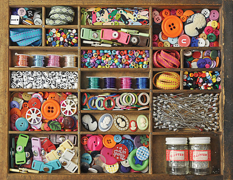Springbok's 500 Piece Jigsaw Puzzle The Sewing Box, Multi Springbok