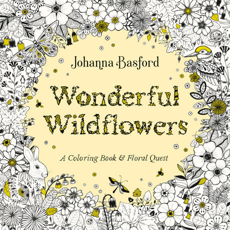 Wonderful Wildflowers: A Coloring Book and Floral Quest WoodArtSupply