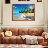 Puzzles for Adults 500 Piece Puzzle Hawaiian Sunset Beach Jigsaw Puzzle, Art Home Decor DIY Funny Parent-Child Game Toy Challenging Puzzle Gift for Mom, Wife, Friend, Finished Puzzle Size is 21 x 15 Jeacirio