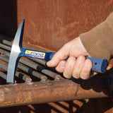 ESTWING Welding/Chipping Hammer - 14 oz Slag Removal Tool with Forged Steel Construction & Shock Reduction Grip - E3-WC Estwing