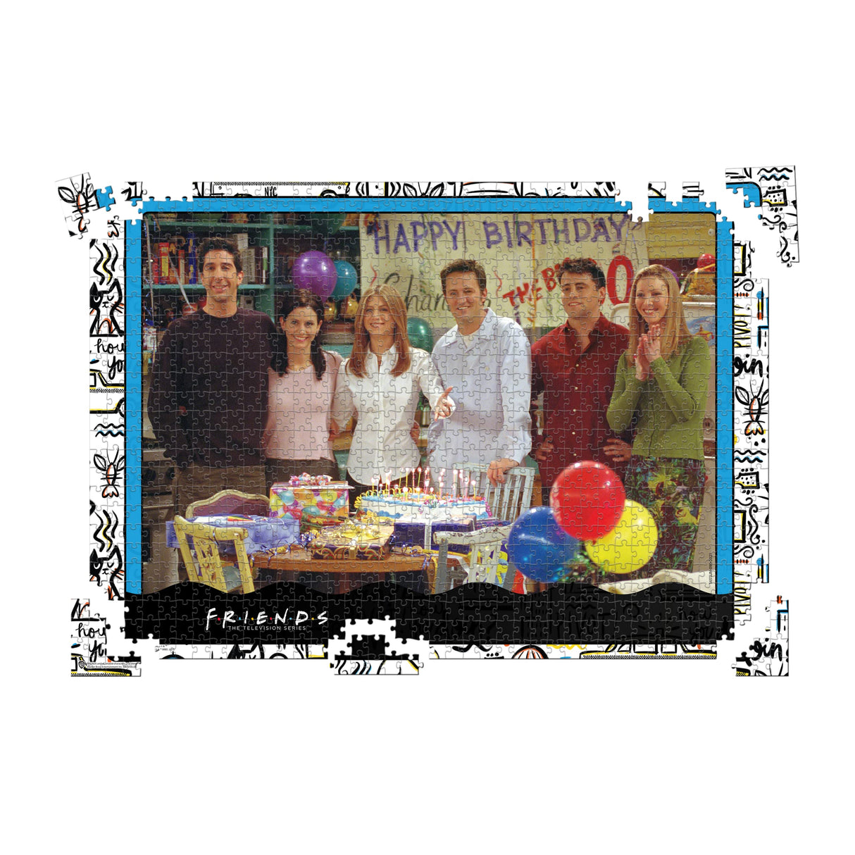 Top Trumps Friends Birthday 1000 Pc Jigsaw Puzzle (WM00940-ML1-6) Winning Moves