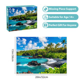 500 Piece Puzzles for Adults, Beach Jigsaw Puzzles 500 Pieces, Seaside Puzzles 500 Pieces for Adults, Ocean Jigsaw Puzzles, Funny Challenging Puzzles, Great Gift for Family Friends, 21 x 15 in Jeacirio