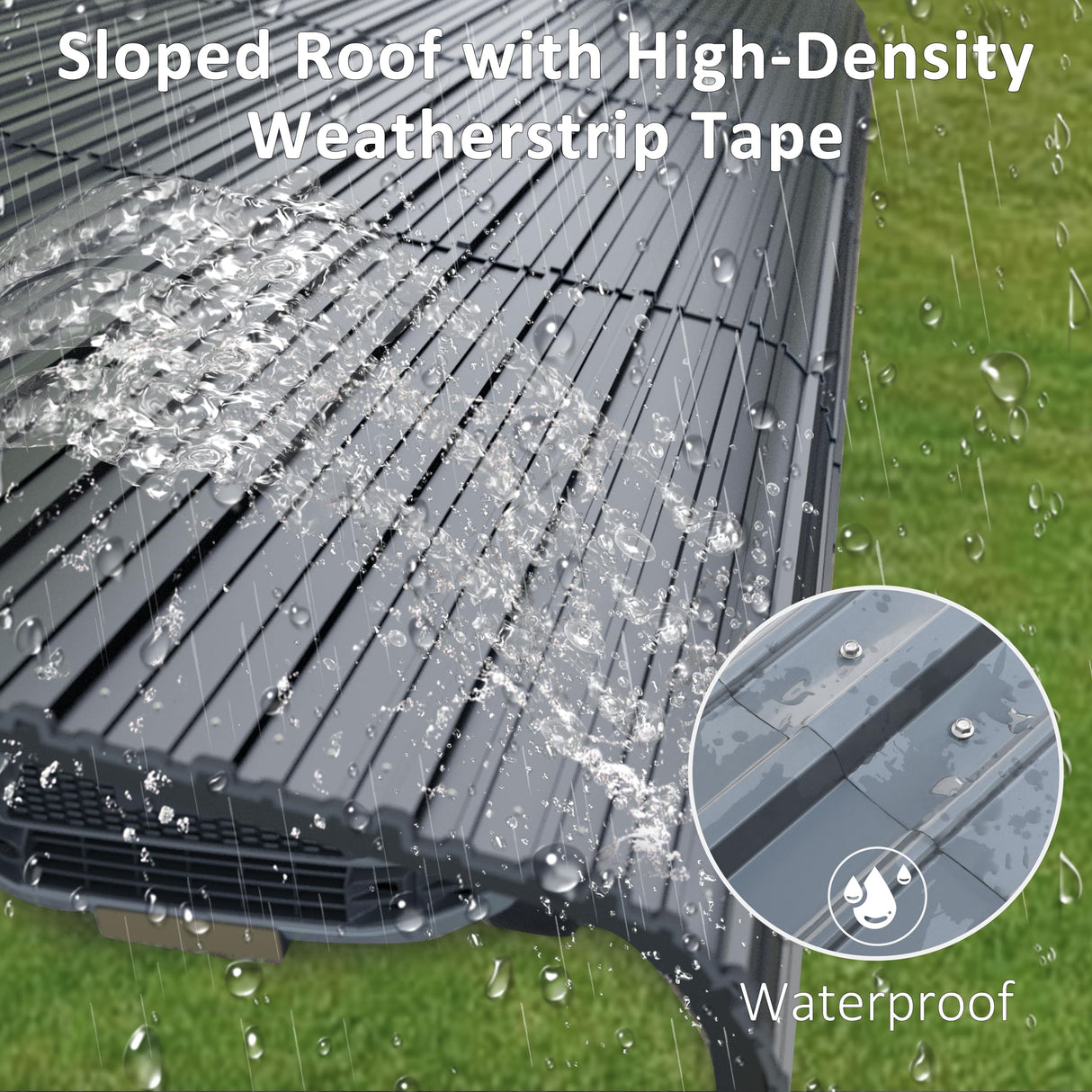 VEIKOU 20'x20' Carport, Car Port with Galvanized Steel Panels, Metal Carport with Innovative Assembly Structure, Carports for Car, Boat, Truck VEIKOU