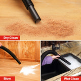 Shop-Vac 10 Gallon Wet Dry Vacuum Cleaner, 8.0 Peak Kpa Shop Vacuum with Blower Function, Cordless Vacuum Cleaner for Pet Hair, Jobsite, Garage, Home & Workshop Shop-Vac