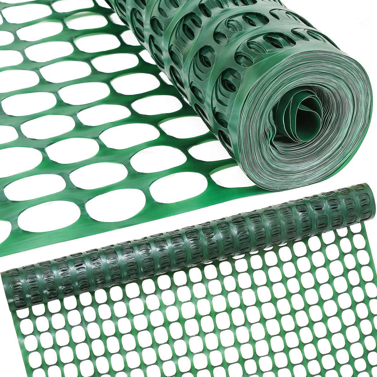Houseables Fencing, Temporary Fence, Deer Fence, 4x100' Feet, 10.55 lb/roll, Green Plastic Fencing, Temporary Fencing for Yard, Snow Fence, Plastic Fence Roll, Chicken Fence Mesh, Construction Fencing Houseables