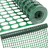 Houseables Fencing, Temporary Fence, Deer Fence, 4x100' Feet, 10.55 lb/roll, Green Plastic Fencing, Temporary Fencing for Yard, Snow Fence, Plastic Fence Roll, Chicken Fence Mesh, Construction Fencing Houseables