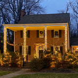 JMEXSUSS 1000 LED Christmas Lights Outdoor Indoor String Lights with 8 Modes Warm White Christmas Tree Lights with Remote Controller Plug in for Tree Room Yards Patio Christmas Decorations JMEXSUSS