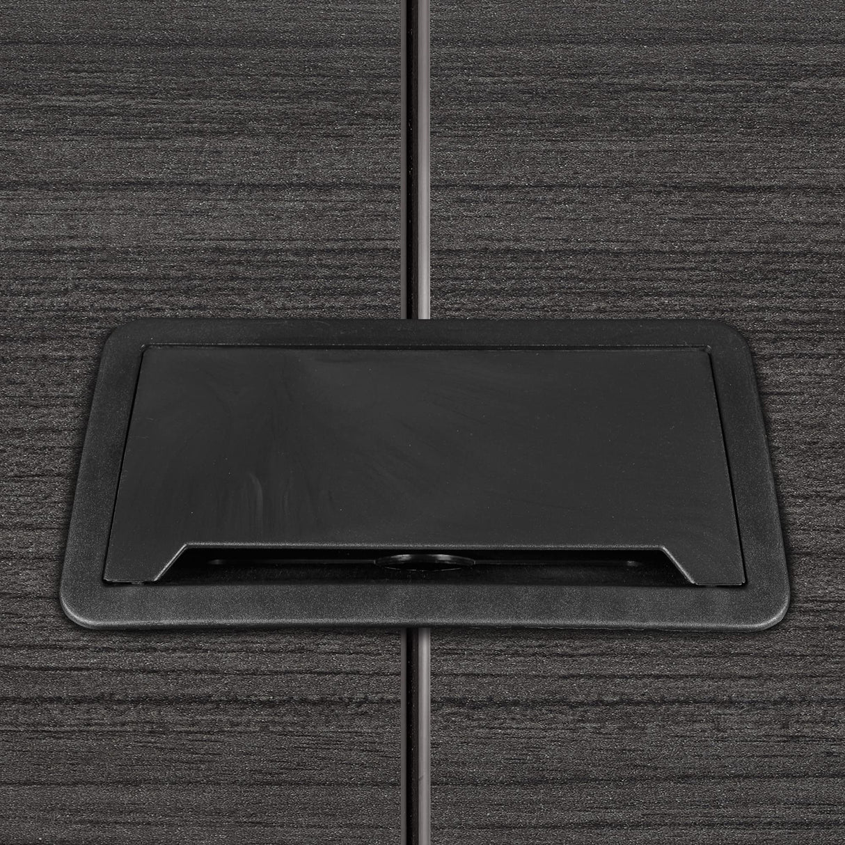 Regency Conference Room Table, 10 ft, Ash Grey/Black Regency