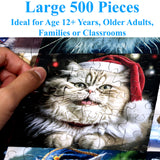 Think2Master Cute Cats 250 Pieces Jigsaw Puzzle Featuring heartwarming Kittens and Cats. Fun Toy for Kids, School & Families. Great Gift for Boys & Girls Ages 8+. Size: 14.2” X 19.3” THINK2MASTER