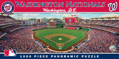 MasterPieces MLB Washington Nationals Stadium Panoramic Jigsaw Puzzle, 1000-Piece Masterpieces