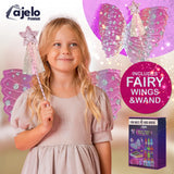 Ajelo Fairy Potions Kit for Kids Magic Set with Wings Wands, 15 Bottles, Halloween & Christmas Party DecorationsToys Girls & Boys Ages 4+ Years Ajelo