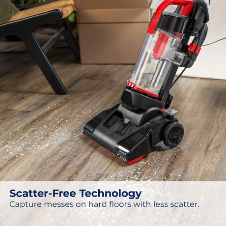 Bissell CleanView Compact Upright Vacuum, Fits in Dorm Rooms & Apartments, Lightweight with Powerful Suction and Removable Extension Wand, 3508 Bissell
