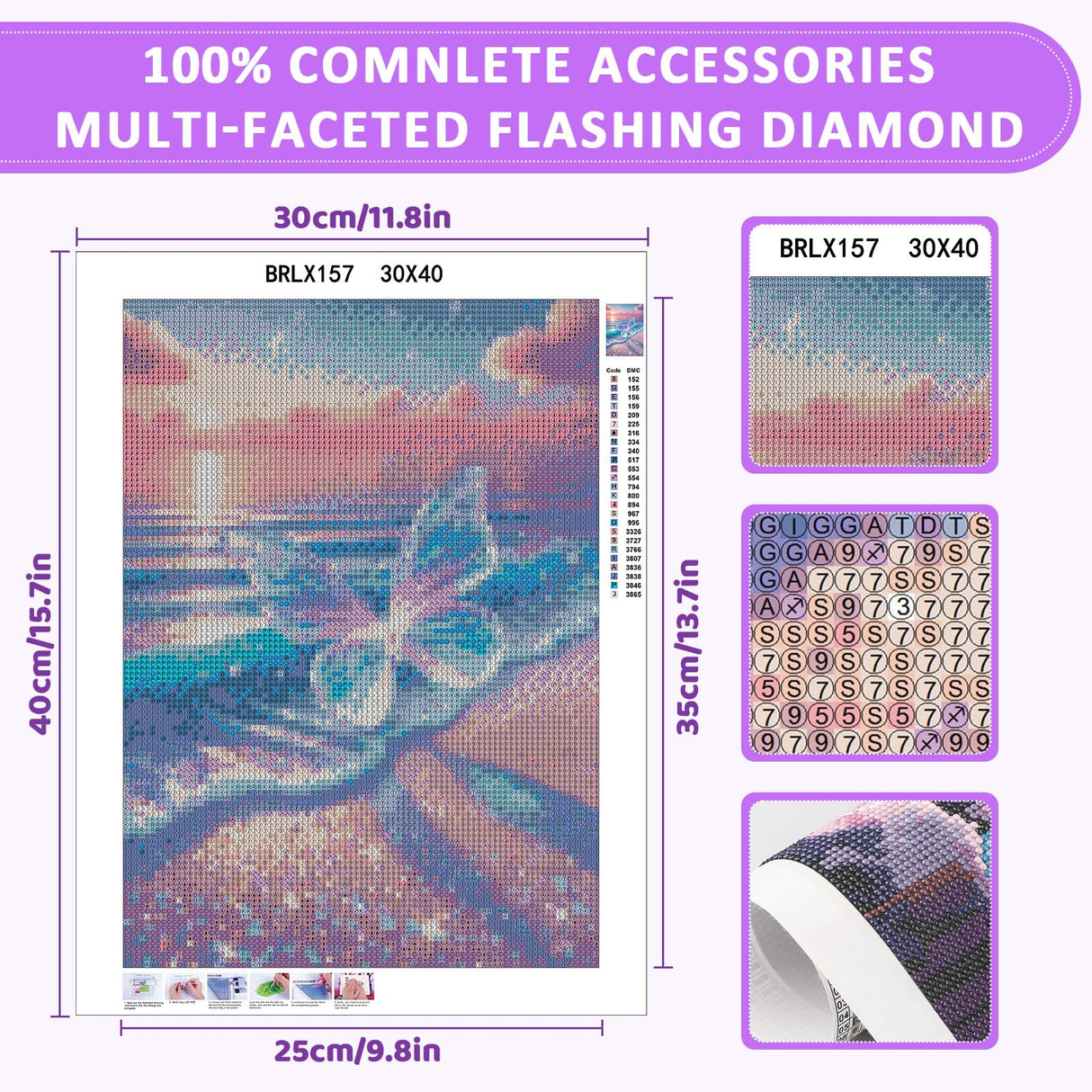 Skyboda Beach Sunset Diamond Art Kits for Kids Beginners, Butterfly Diamond Painting Kits for Adults, 5D DIY Full Drill Diamonds Craft for Adult Gem Arts Gifts, Home Wall Decor 12x16inch Skyboda