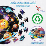 SYNARRY Solar System Floor Puzzles for Kids Ages 4-8, Large 70 Piece Jigsaw Puzzles for Kids Ages 4-6, Space Planet Astronaut Toys Gifts Puzzles for 3-5 5-7 8-10 Years Old Toddlers Boys Girls Children SYNARRY
