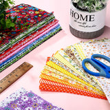 Tudomro 100 Pieces 10 x 10 Inches Cotton Fabric Squares No Repeat Patchwork Quilting Fabric Bundles Layer Precut Quilt Material for DIY Craft Sewing Cloths Handmade Accessories(Floral) Tudomro
