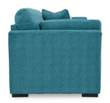 Signature Design by Ashley Keerwick Scandinavian Sofa with 4 Toss Pillows, Blue Signature Design by Ashley