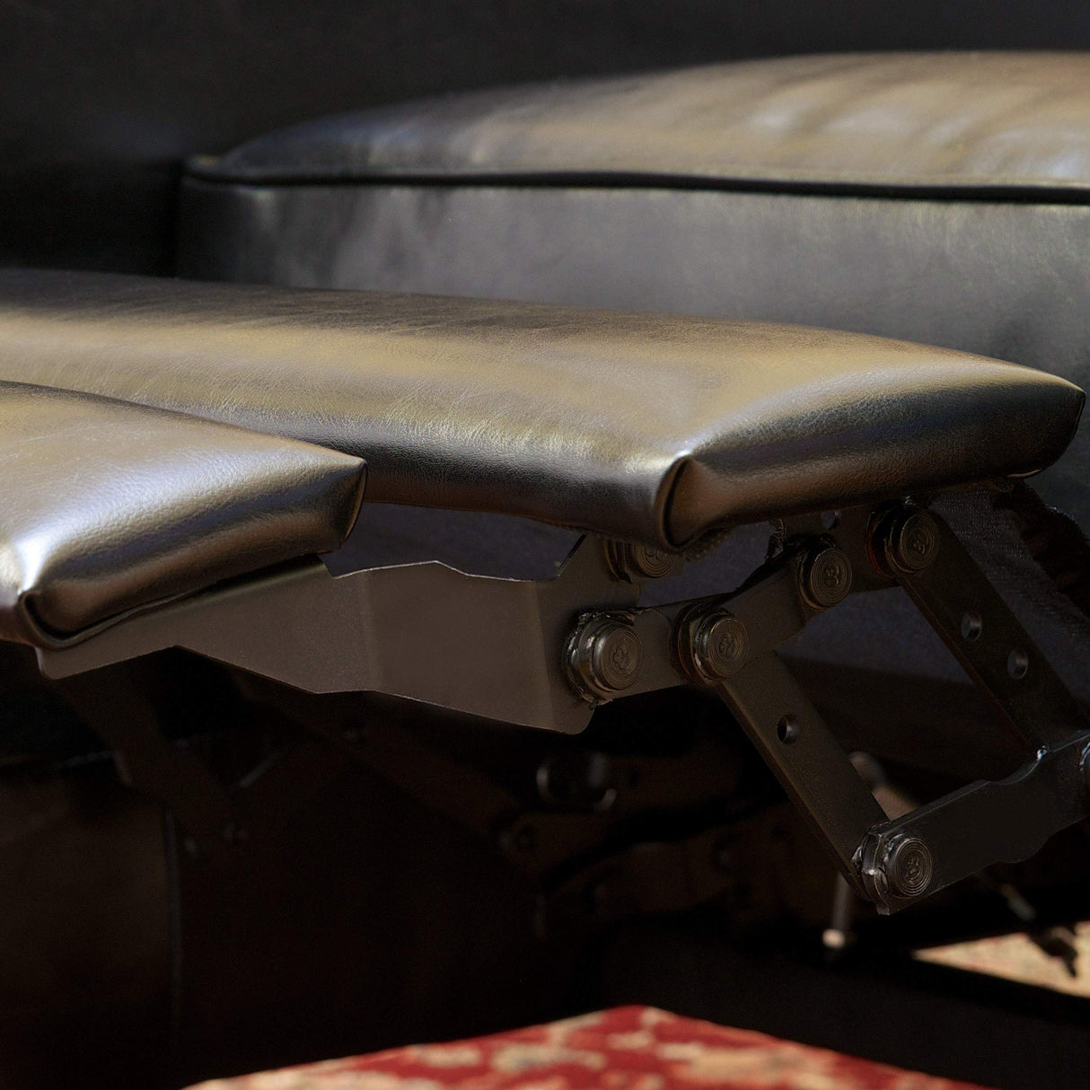 GDFStudio Lucas Space-Saving Leather Recliner | Perfect for Home or Office | Ideal Furnishing Option for Smaller Living Spaces GDFStudio